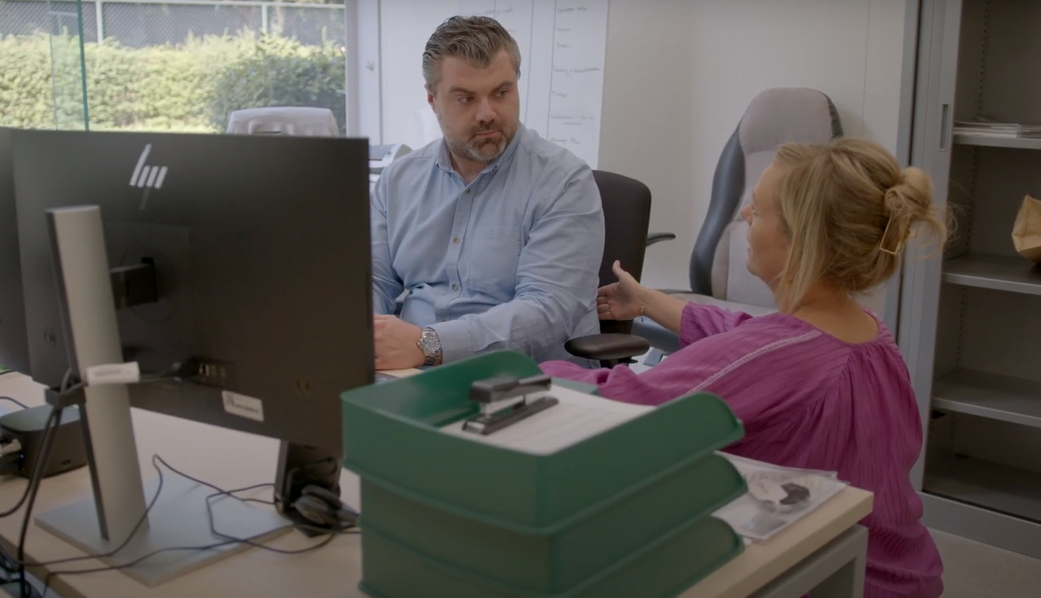 Ergonomieadvies aan een kantoorwerkplek