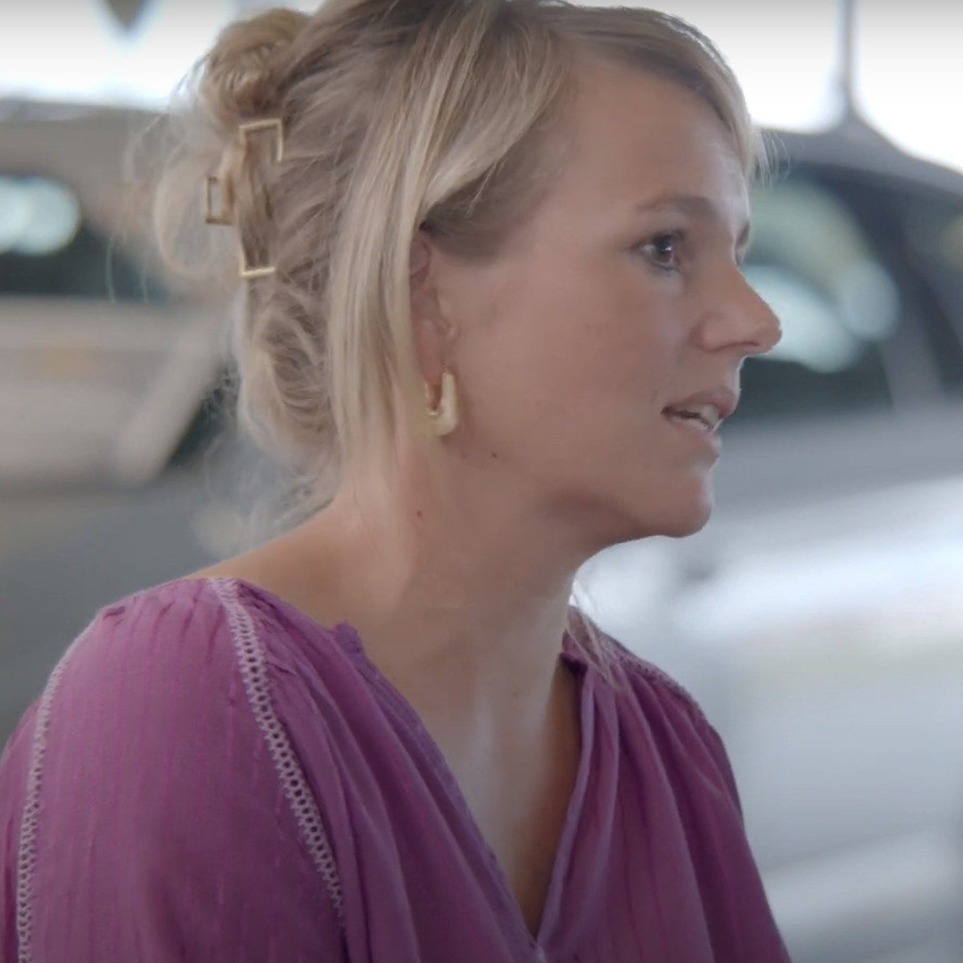 Back-iN vertegenwoordigster Hanne